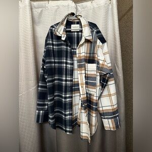 Abercrombie & Fitch Colorblock Flannel